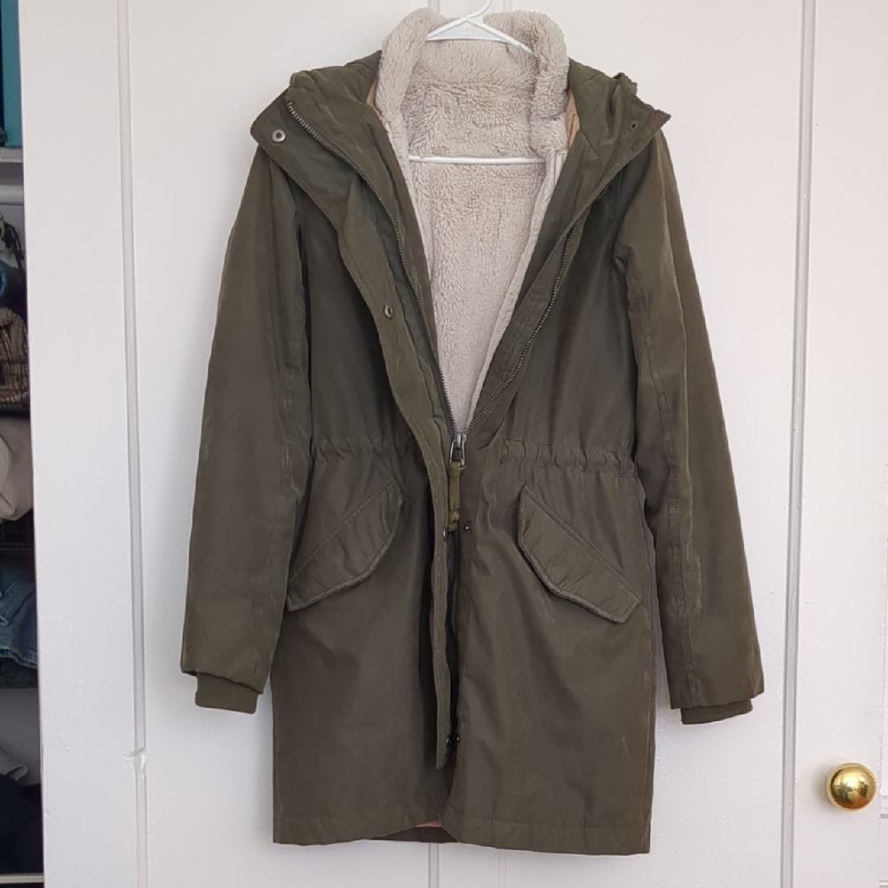 Abercrombie Parka with Removable Faux Fur Vest